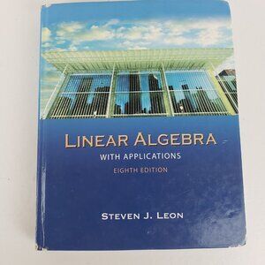 PRENTICE Hall Pearson Linear Algebra With Applications Hardcover